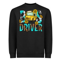 Black bus driver Heavyweight Sweatshirt - NancyCooperArtShop