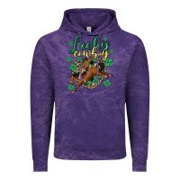 Cloud Purple lucky cowboy Vintage Hoodie - MaliasSmallBusiness