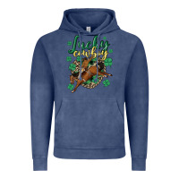 Vintage Denim lucky cowboy Vintage Hoodie - MaliasSmallBusiness