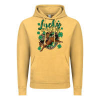 Vintage Mustard lucky cowboy Vintage Hoodie - MaliasSmallBusiness