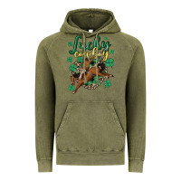 Vintage Olive lucky cowboy Vintage Hoodie - MaliasSmallBusiness