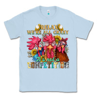 Dusty Blue relax were all crazy its not a competition nca Classic Tee - NancyCooperArtShop