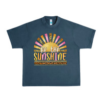 Midnight Navy be the sunshine Urban Heavy Tee - MaliasSmallBusiness
