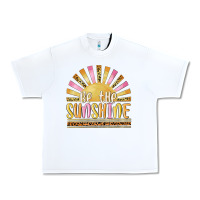 White be the sunshine Urban Heavy Tee - MaliasSmallBusiness