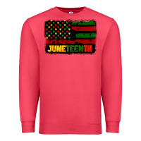 Cardinal juneteenth american flag Premium Sweatshirt - CowGirlArtShop