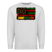 Dove Grey juneteenth american flag Premium Sweatshirt - CowGirlArtShop