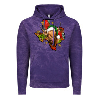 Cloud Purple christmas texas highland cow Vintage Hoodie - Jasminsmagicworld