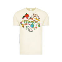 Vintage Arctic maestra teacher heart doodle Vintage Tee - MaliasSmallBusiness