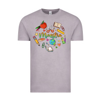 Vintage Zinc maestra teacher heart doodle Vintage Tee - MaliasSmallBusiness