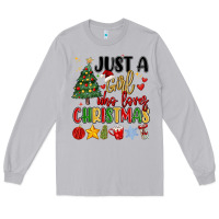 Moon Dust just a girl who loves christmas Long Sleeve Tee - MaliasSmallBusiness
