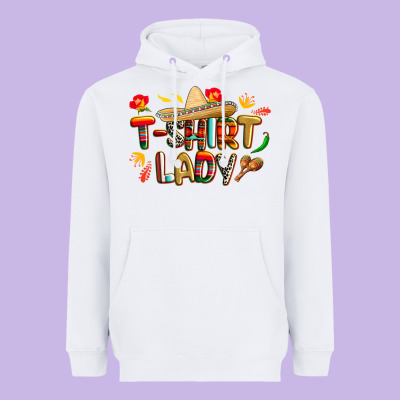 Cinco De Mayo Lady Heavyweight Hoodie Designed By Cowgirlartshop