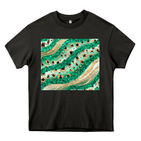 Asphalt green glitter Heavy Core Tee - JahusDesignShop