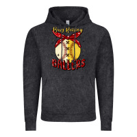 Vintage Black busy raising ballers malia Vintage Hoodie - MaliasSmallBusiness