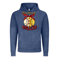 Vintage Denim busy raising ballers malia Vintage Hoodie - MaliasSmallBusiness