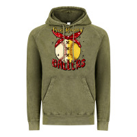 Vintage Olive busy raising ballers malia Vintage Hoodie - MaliasSmallBusiness