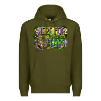 Army Green here for the beads Premium Hoodie - CowGirlArtShop