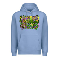 Colony Blue here for the beads Premium Hoodie - CowGirlArtShop
