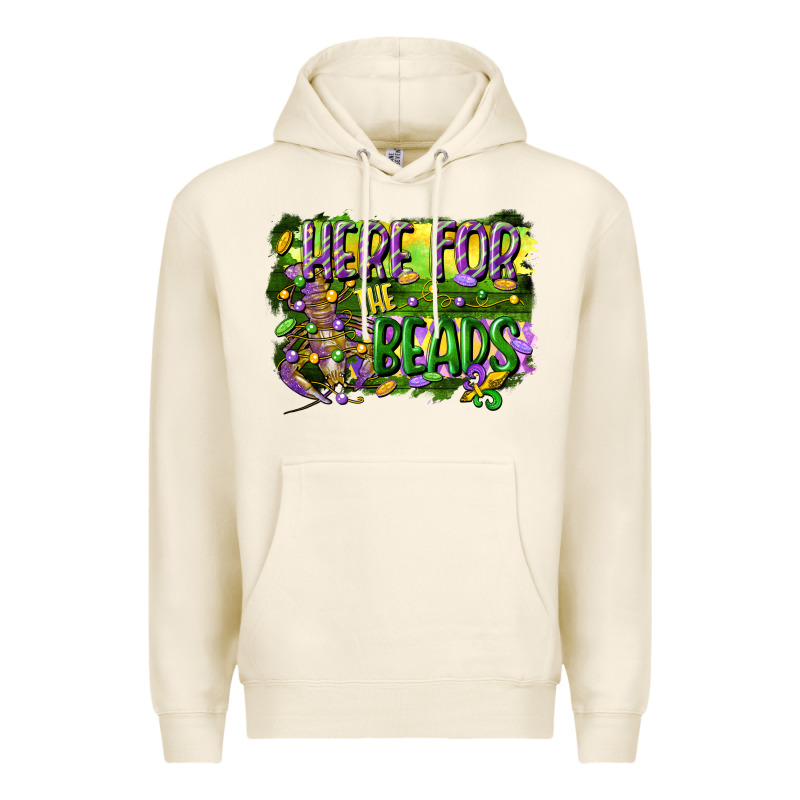 Here For The Beads Premium Hoodie by CowGirlArtShop | Teevron