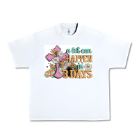 White a lot can happen in 3 days Urban Heavy Tee - MaliasSmallBusiness
