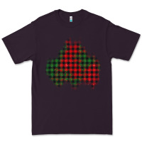 Plum christmas glitter patch Premium Tee - AdoDesignShop