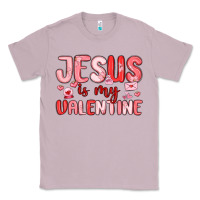 Lilac jesus is my valentine Classic Tee - MaliasSmallBusiness