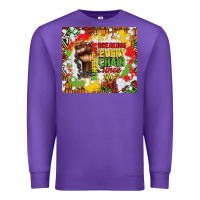 Purple juneteenth breaking every chain since 1865 Premium Sweatshirt - CowGirlArtShop