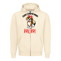 Sandshell Dachshund Mom Zipper Hoodie - Bettercallsaul