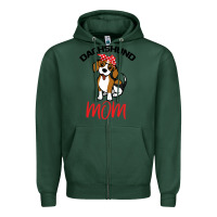 Sports Green Dachshund Mom Zipper Hoodie - Bettercallsaul
