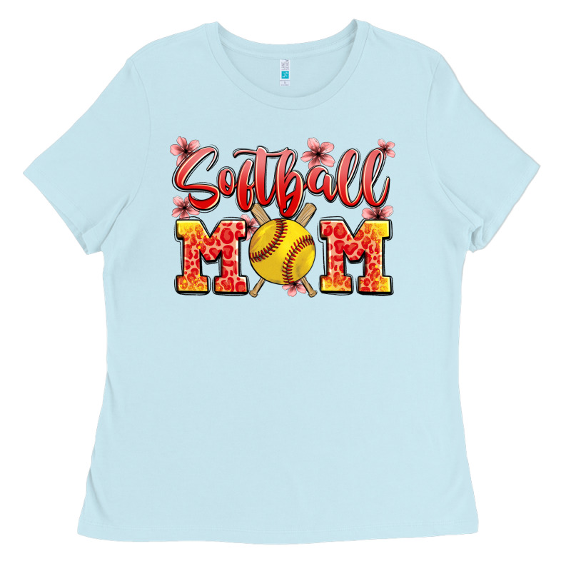 Softball Mom Ladies Tee by JahusDesignShop | Teevron