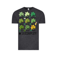 Vintage Black teacher st.patrick's Vintage Tee - MaliasSmallBusiness