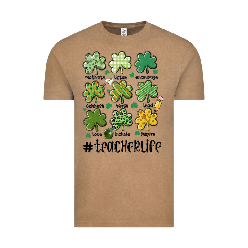 Teacher St.patrick's Vintage Tee by MaliasSmallBusiness | Teevron