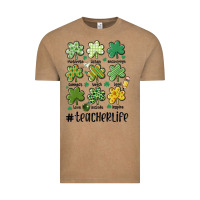 Vintage Coffee teacher st.patrick's Vintage Tee - MaliasSmallBusiness