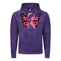 Cloud Purple breast cancer ribbon  butterfly Vintage Hoodie - MaliasSmallBusiness