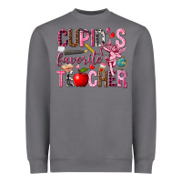 Cupids Favorite Teacher Heavyweight Sweatshirt | Teevron