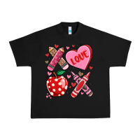Black valentine xoxo teacher Urban Heavy Tee - MaliasSmallBusiness