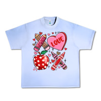 Grape Ice valentine xoxo teacher Urban Heavy Tee - MaliasSmallBusiness
