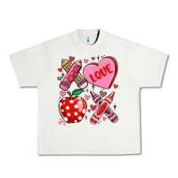 Pistachio valentine xoxo teacher Urban Heavy Tee - MaliasSmallBusiness