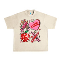 Sandshell valentine xoxo teacher Urban Heavy Tee - MaliasSmallBusiness
