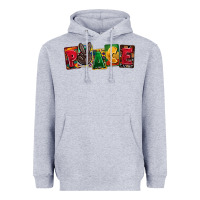 Heather Grey peace juneteenth Heavyweight Hoodie - CowGirlArtShop