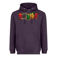 Plum peace juneteenth Heavyweight Hoodie - CowGirlArtShop