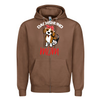 Chestnut Dachshund Mom Zipper Hoodie - Bettercallsaul