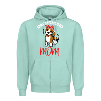 Seafoam Dachshund Mom Zipper Hoodie - Bettercallsaul
