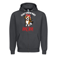 Smoke Dachshund Mom Zipper Hoodie - Bettercallsaul