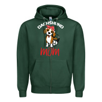 Sports Green Dachshund Mom Zipper Hoodie - Bettercallsaul