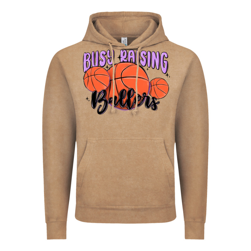 Busy Raising Ballers Vintage Hoodie by MaliasSmallBusiness | Teevron