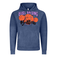 Vintage Denim busy raising ballers Vintage Hoodie - MaliasSmallBusiness
