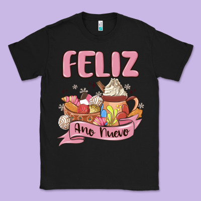Mexican New Year Classic Tee Designed By Maliassmallbusiness