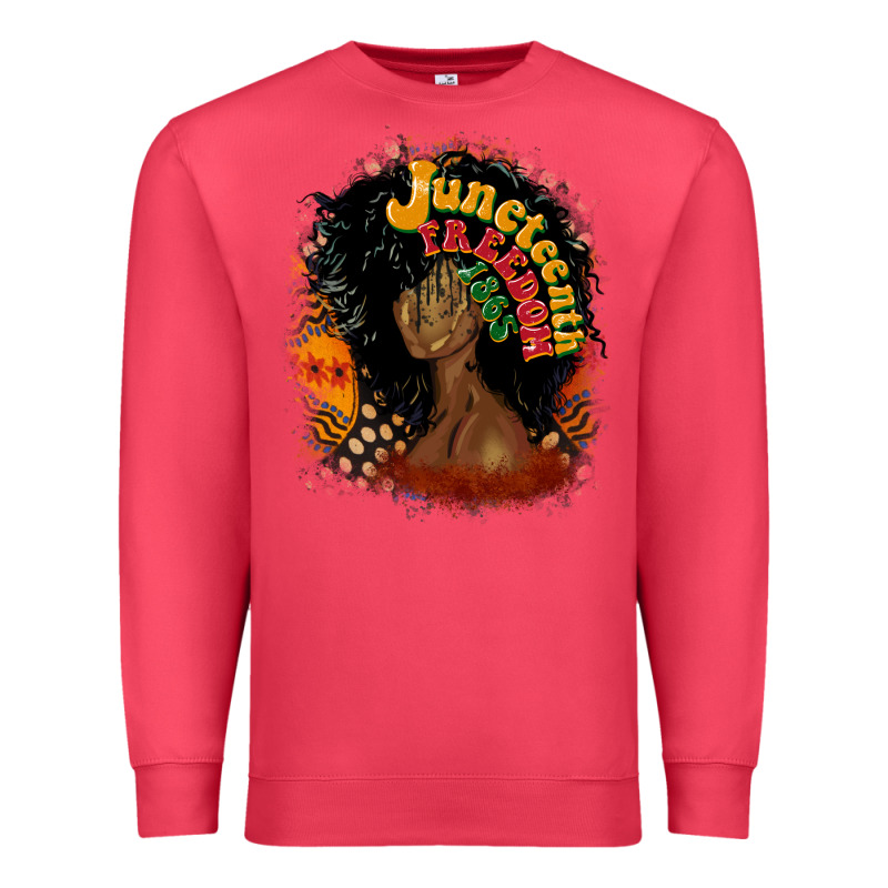 Juneteenth Freedom 1865 Premium Sweatshirt by CowGirlArtShop | Teevron