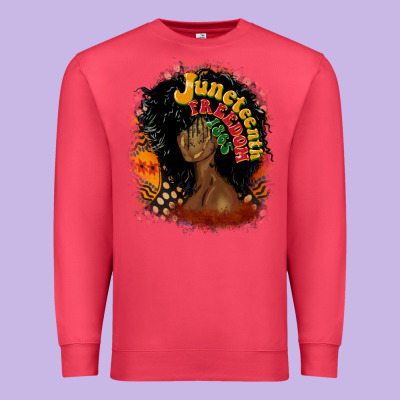 Juneteenth Freedom 1865 Premium Sweatshirt Designed By Cowgirlartshop