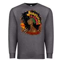 Charcoal Heather juneteenth freedom 1865 Premium Sweatshirt - CowGirlArtShop